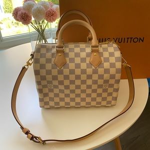 Louis Vuitton Speedy B 25 Damier Azur